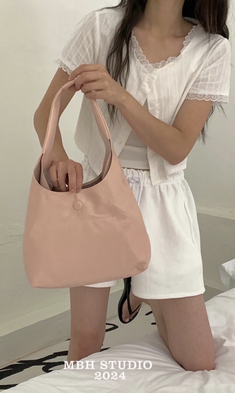 MBH Casual Oversized Bow Tote Bag Lightweight One Shoulder - Image 2