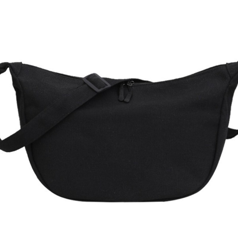 2024 New Solid Color Premium Canvas Shoulder Crossbody Women's Small Bag - Image 5