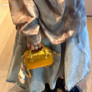 MBH Mini Boston Bowling Bag in Oil Wax Leather with Shoulder Strap